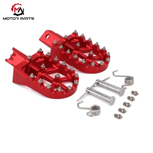 CNC อลูมิเนียมหมุดเท้าสำหรับ Sur - Ron Light Bee CRF150F CRF230F Dirt Bike Footrests