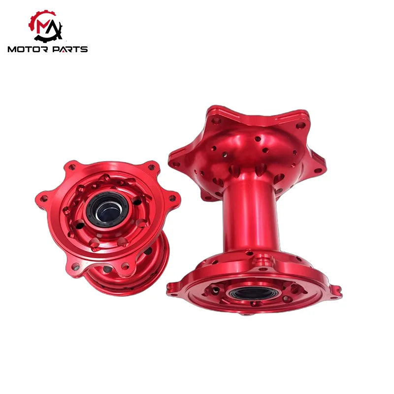 ชุดดุมล้อหน้าและหลังอลูมิเนียม CNC สำหรับ Honda CRF250R CRF450R