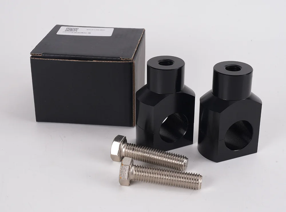 Universal CNC Aluminum Handle Bar Risers 25mm